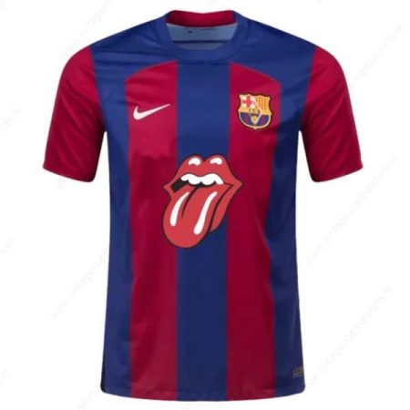 Voetbalshirts Barcelona Thuisshirt Rolling Stones 23/24