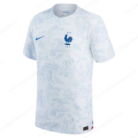 Voetbalshirts Frankrijk Uitshirt Spelersversie 2022