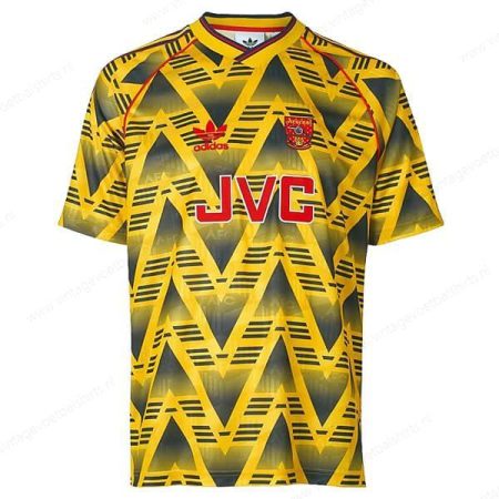 Voetbalshirts Retro Arsenal Bruised Banana Uitshirt 91/93