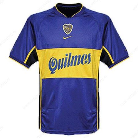 Voetbalshirts Retro Boca Juniors Thuisshirt 01/02